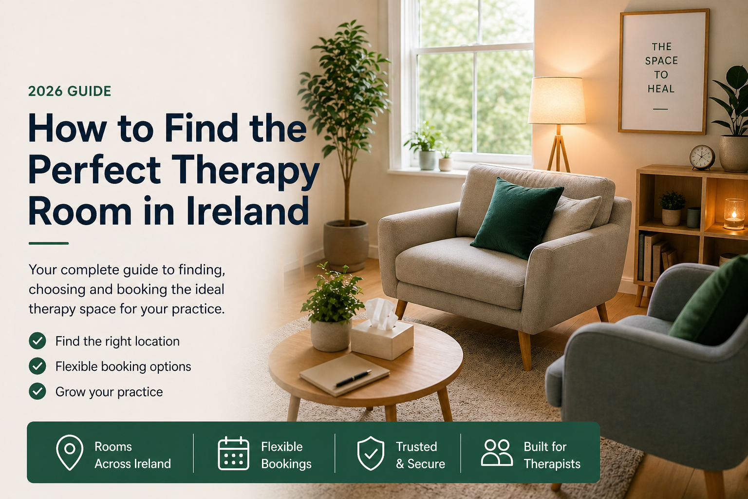 How to Find the Perfect Therapy Room in Ireland (2026 Guide)